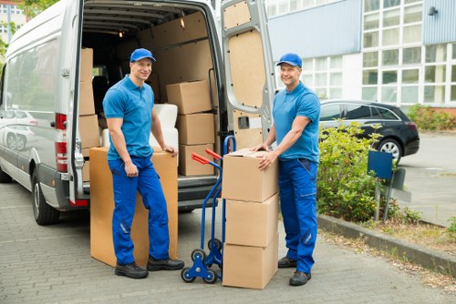 Unpacking services in a new home